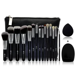 Vegan Synthetic Hair Makeup Brushes Set