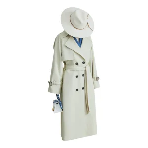Classic Double-Breasted Navy Tailored for Professional and Business Wear Classic Double-Breasted Navy Mtm Women Overcoat