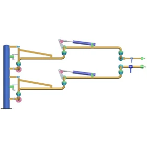 Land Bottom LPG Loading Arm for Truck Tanker Loading