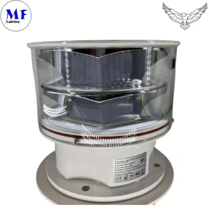 White Red Beacon IP66 LED Aircraft Warning Red White Beacon Aeronautical Aviation Obstruction Obstacle Light for Radio TV Broadcast Water Tower
