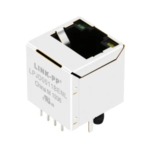 Vertical Top Entry RJ45 Magnetic Connector