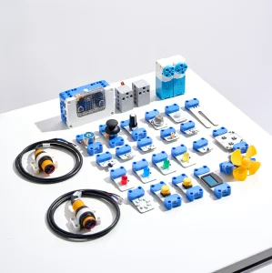 Microbit Educational DIY Kit Kids 3D Electric Solar Science Engineering Block Cartoon Plastic Model Toy Technology Box Sets