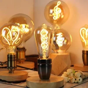 110V Cool White 2700K St58 E26 Base America Type LED Filament Bulb