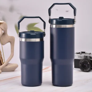 Insulation Cup 304 Stainless Steel Sealed Straw Mug Handy Portable Outdoor Travel Car Sports Fitness Vacuum Cups