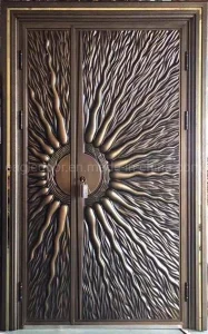 2023 Cast Aluminum Explosion-Proof Residential Exterior Security Steel Door