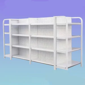 Durable Metal Supermarket Shelves