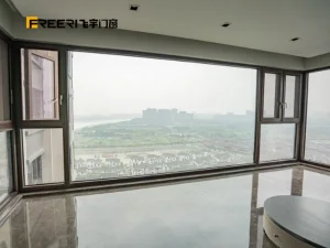 China Custom Factory Double Glazed Soundproof Home Roof Balcony Noise-Proof Thermal Break Aluminium Metal Glass Casement Casement Aluminum Window and Door