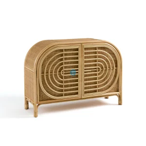 Stylish Rattan Sideboard Cabinet