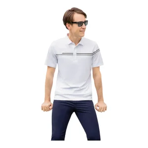 Polo elegante para hombres con puños para un aspecto refinado y estiloso, uniforme de polo