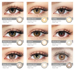 Brown Hazel Lenses