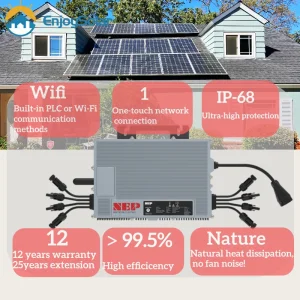 Solar Panel Micro Inverter EU UL Standard 2000W Single Phase Microinverter