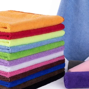 Reusable Household Cleaning Kitchen Towels Dish Rags Quick Drying Microfibre Cleaning Towel Car Wash Microfiber Cleaning Cloth