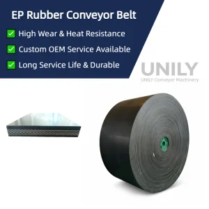 Custom Size Flame Retardant EP Conveyor Belt