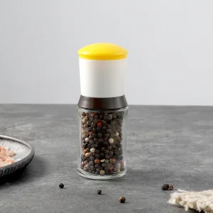 ODM Colorful Manual Plastic Salt and Pepper Grinders with Ceramic Burr
