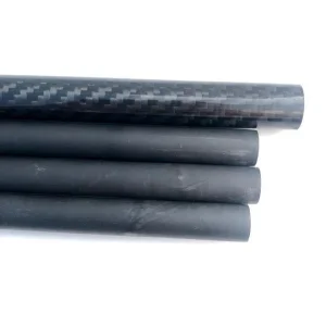 Solid Pultruded Carbon Fiber Rods Bars