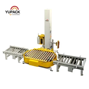 Fully Automatic Online Skid Wrapping Pallet Stretch Wrapper