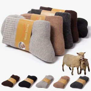 Meias Grossas de Lã para Outono Inverno