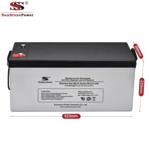 Solar Gel Battery 12V 250Ah