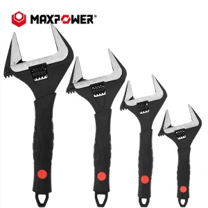MAXPOWER 200mm Plumbing Adjustable Wide Mouth Wrench