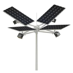 15m Iluminação Solar LED de Alto Mastro com 200W Lâmpada de Inundação LED (DX-75DA)