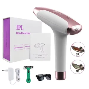 OEM Permanent Laser IPL Hair Removal Device for Home Use Car &amp; RV with Rechargeable Beauty Attachment for Skin Rejuvenation