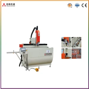 Aluminum Window and Door CNC Lock Hole Milling and Drilling Machine