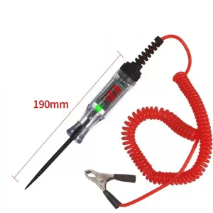 Skyearth Automotive Circuit Tester 6-24V Voltage Tester Pen Plastic Car Electrical Diagnostic Tool Universal Circuit Test