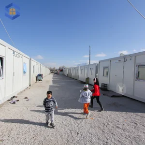 Quick Assembly Office House Soundproof Southeast Asia Project Double-Storey Portable Prefabricated House for Mining Camp Living