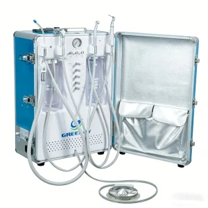 Medical Portable Mobile Dental Unit with Silent Air Compressor