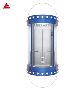 Edunburgh Glass Panel Lift for Sightseeing, Passenger Elevator, Hotel Lift, Panoramic Elevator
