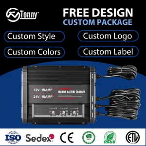 3 Bank Marine Battery Charger