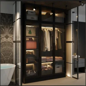 OEM Wooden Bedroom Cabinets Modern Luxury Closet with Walk in Closet System