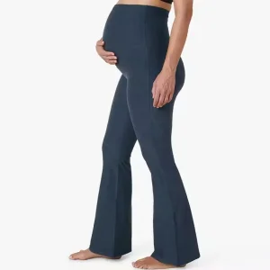 Pantalones de yoga personalizados para maternidad, de cintura alta, para mujeres, con campana, leggings de embarazo