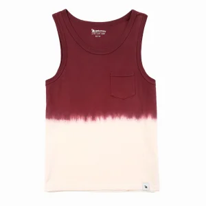China Men's cotton dip dye casual tank