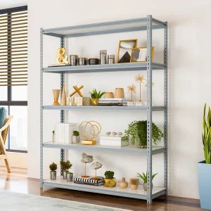 Budget-Friendly Durable 5-Layer Light Duty Boltless Rivet Shelving