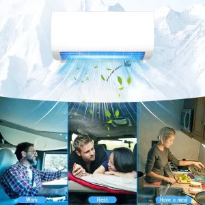 Air Conditioner Systems 12V Truck Parking Air Conditioning 12 Volt 24V Split Caravan Air Conditioner Unit for Camper Van Cabin