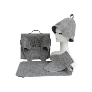 Custom LOGO Gray Color Sauna Set