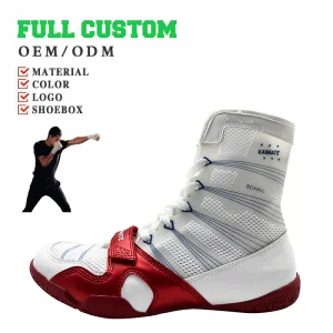 Custom Lightweight High Top Training Wrestling Boots