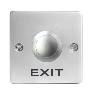 Zinc Alloy Door Exit Button Push Button Switch with Base for Smart Home Security Access Control System /Automatically Open Sliding Door or Gate (SB53)
