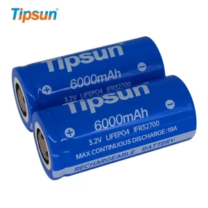 32700 6000 mAh Lithium Iron Phosphate 3.2V 6ah 32700 LiFePO4 Cylindrical Cells Battery for Solar System