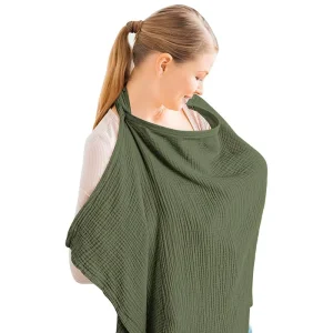 Cotton Nursing Cover Breastfeeding Shawl