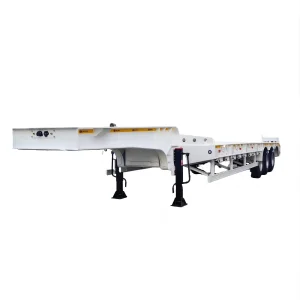 for Project Cargo Lowbed Semi Trailer Hydraulic Platform Trailer