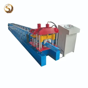 Máquina de formación de rollos para techos de capuchón de acero automático