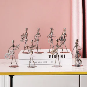 Vintage Band Music Statues