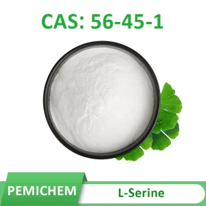 Shanghai Pemichem Factory Supply China Factory Amino Acid Nutrition Supplement Raw Material Food Grade L-Serine CAS 56-45-1