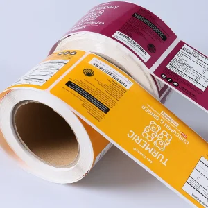 Roll Food Jars Cans Custom Spice Bottle Oil Proof Vinyl Plastic Printing Packaging Other Label Wholesale Labels Sticker