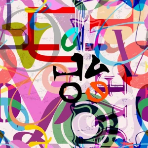 Geometric Large Scale Wall Painting
