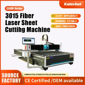 Industrial Digital Automatic CNC Fiber Laser Cutting Machine with Water Cooling for Metal Thin Plates 3000x1500mm Economy