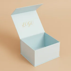 Wholesale Custom Magnetic Folding Gift Box Satin Ribbon