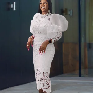 Vestido de Manga Longa
